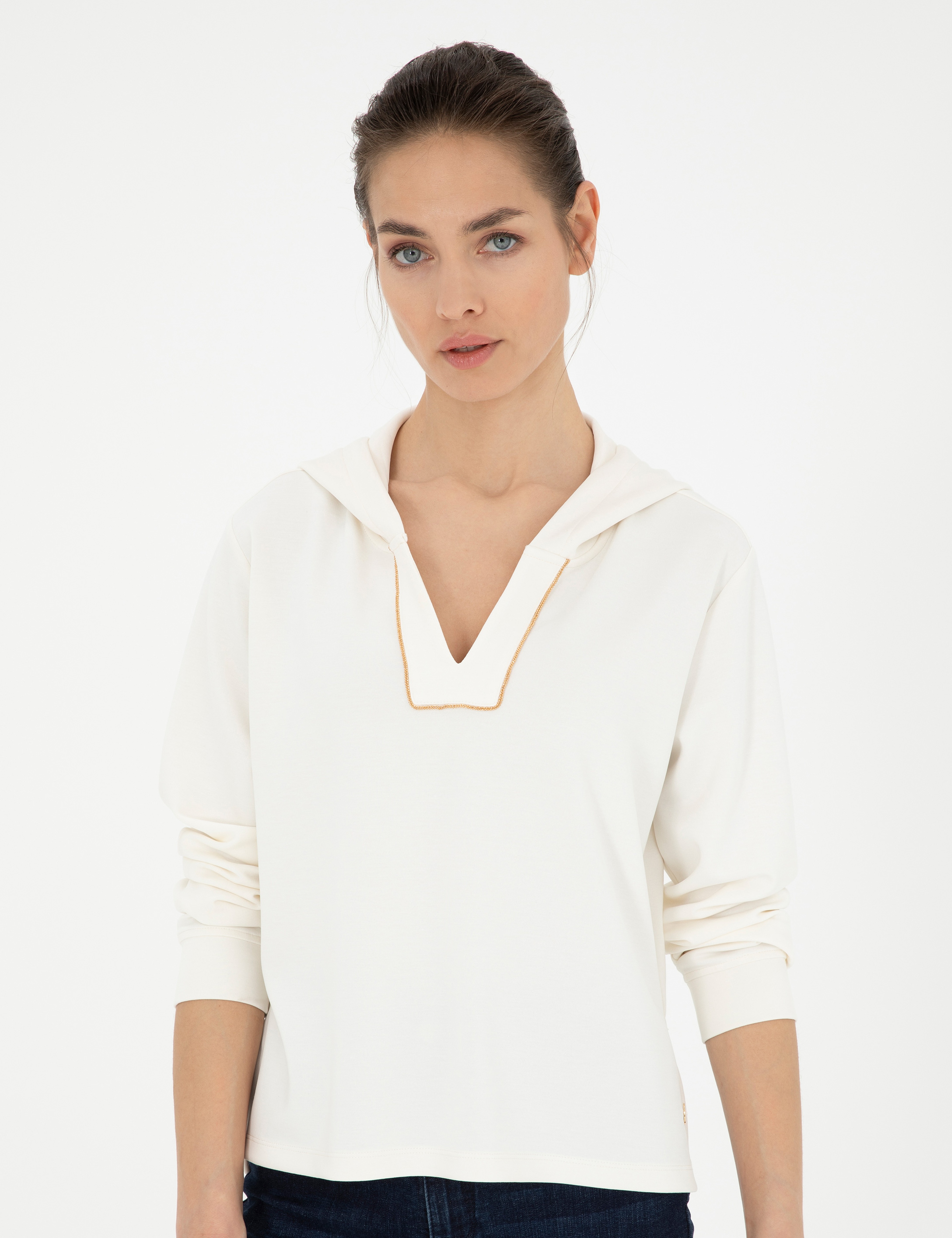Ekru Regular Fit Sweatshirt - Image 3