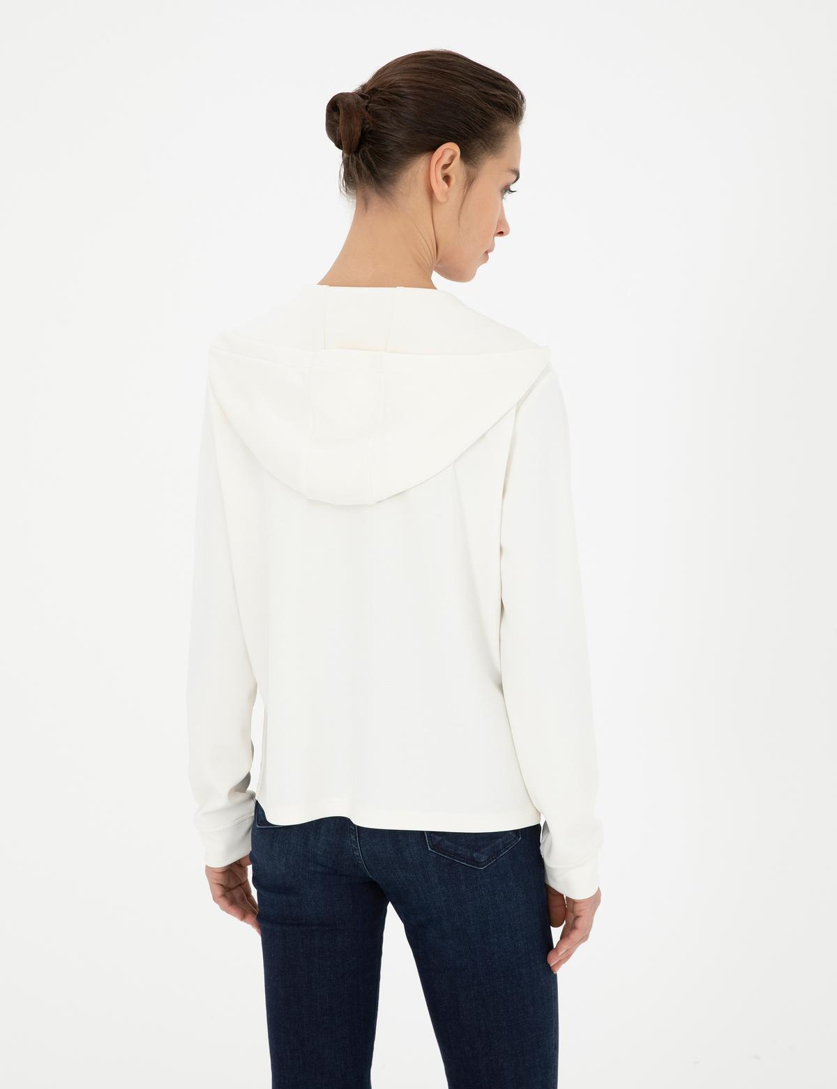 Ekru Regular Fit Sweatshirt - 50282639005