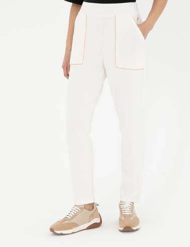 Ekru Regular Fit Eşofman Altı