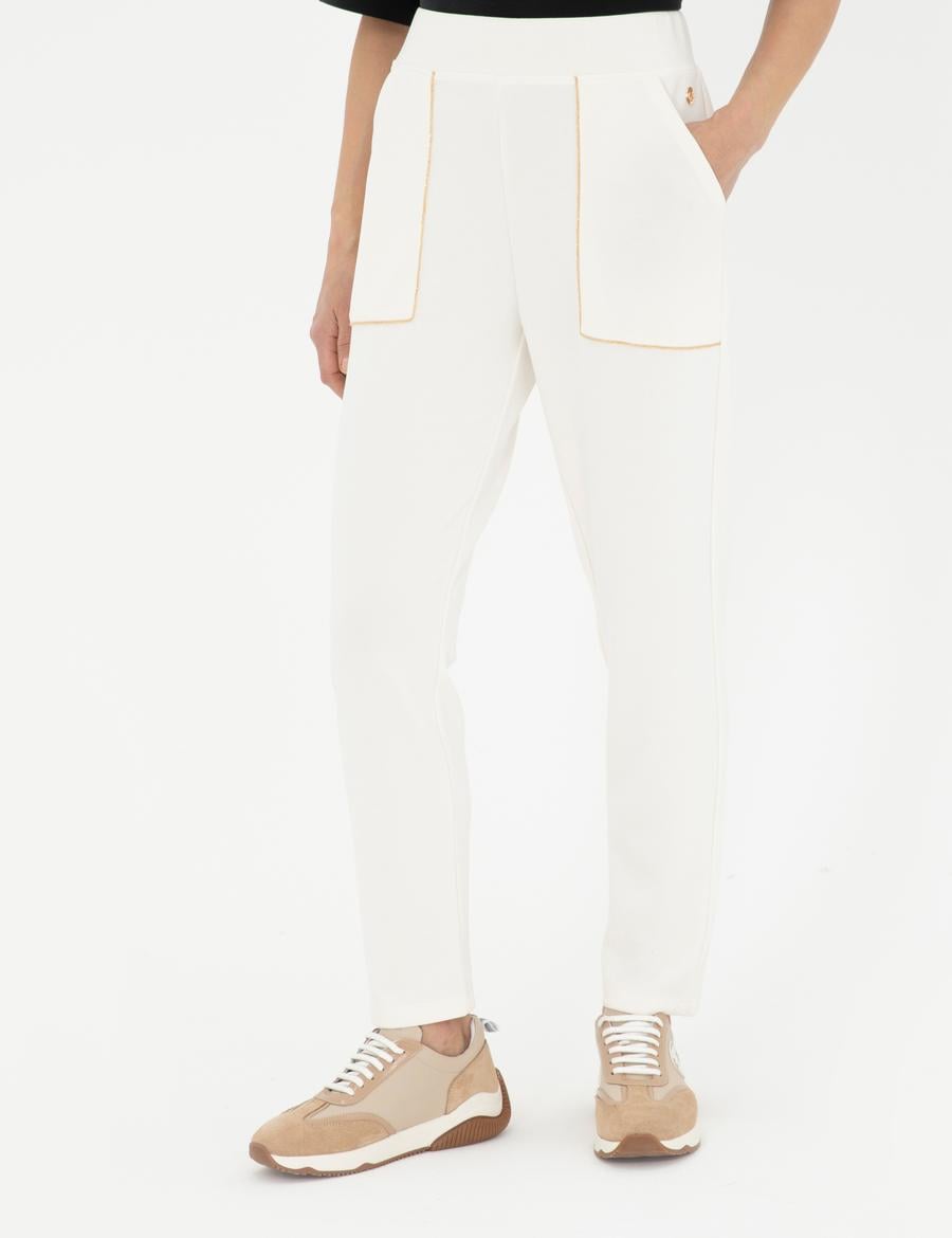 Ekru Regular Fit Eşofman Altı