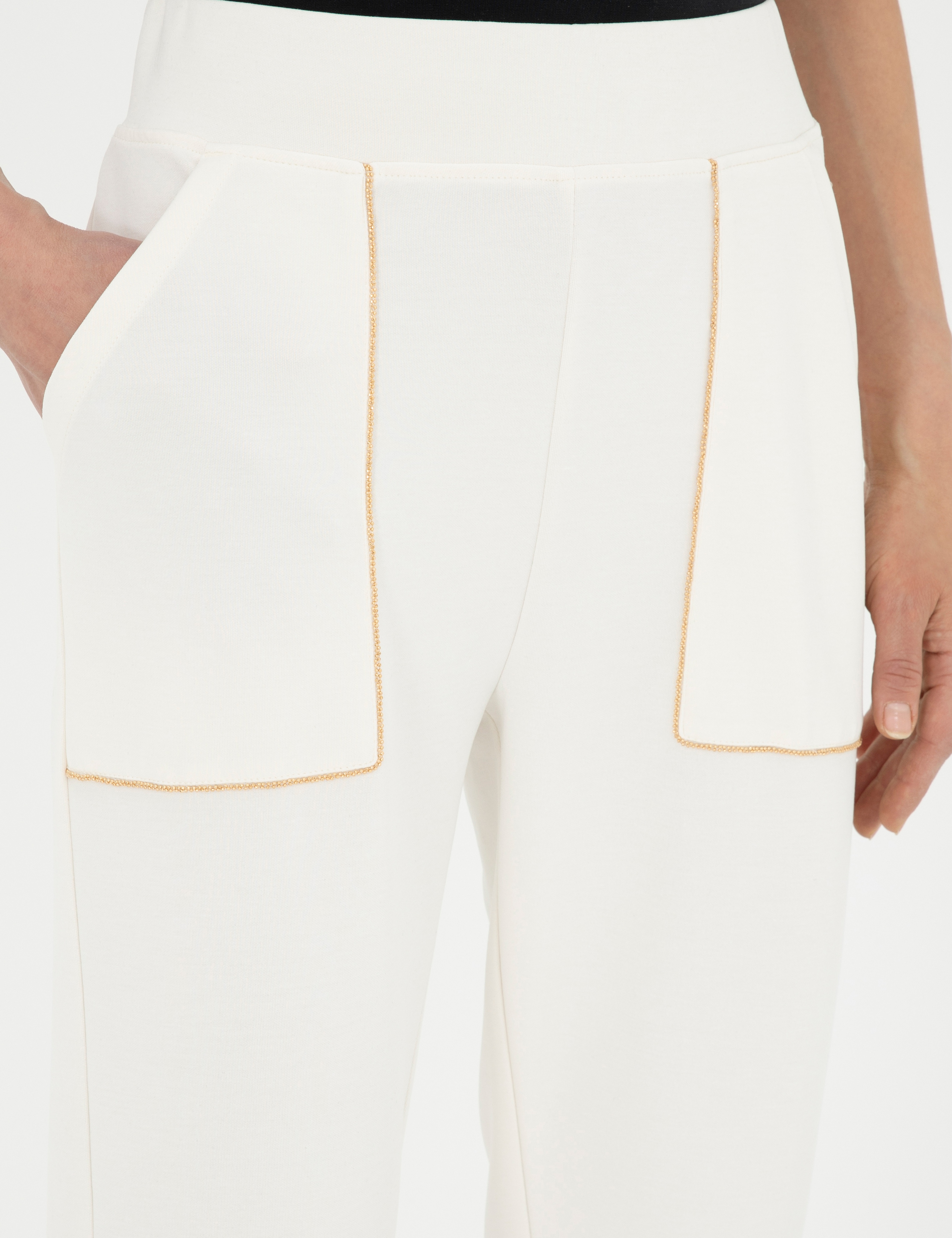 Ekru Regular Fit Eşofman Altı - Image 5