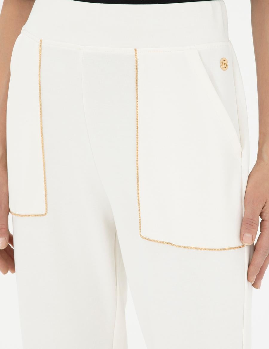 Ekru Regular Fit Eşofman Altı