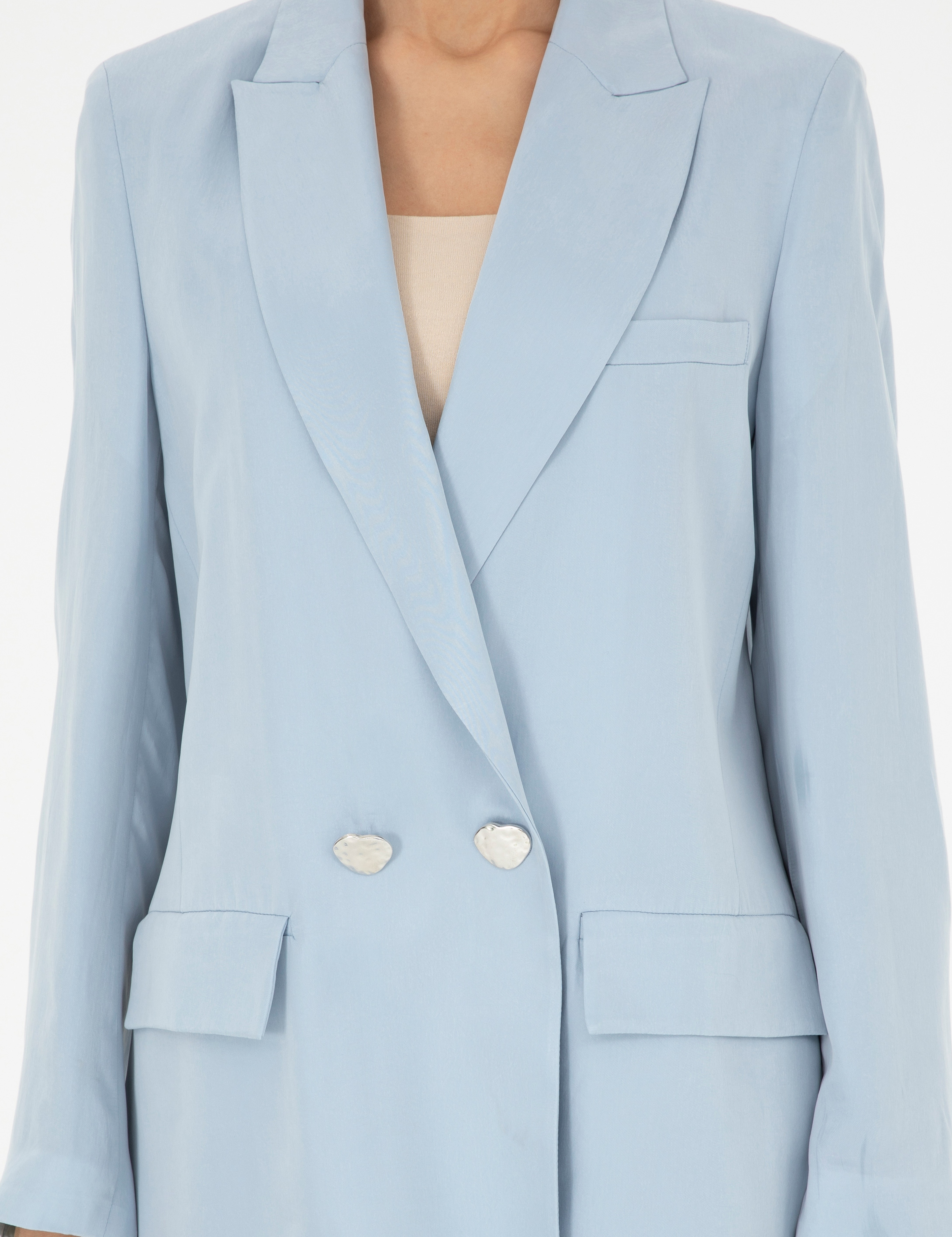 Mavi Kupro Oversize Ceket - Image 6