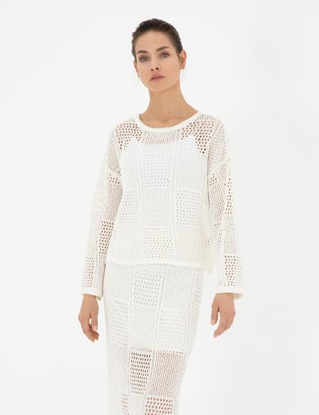 Ekru Comfort Fit Kazak - 50284230007