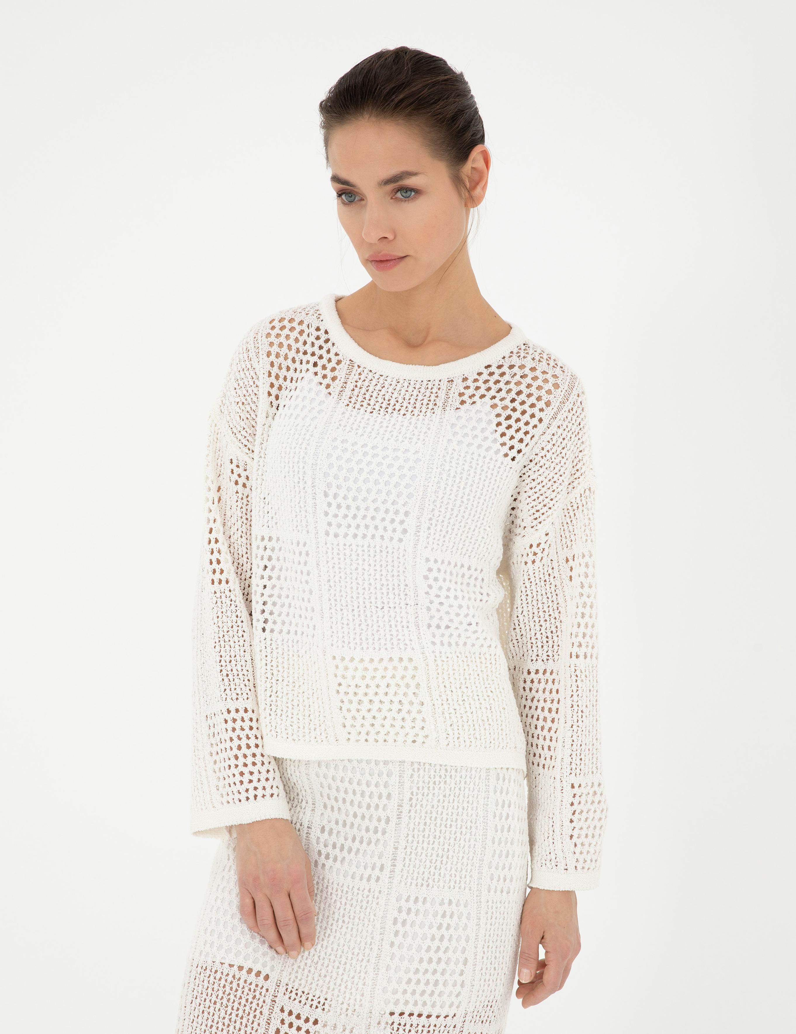 Ekru Comfort Fit Kazak