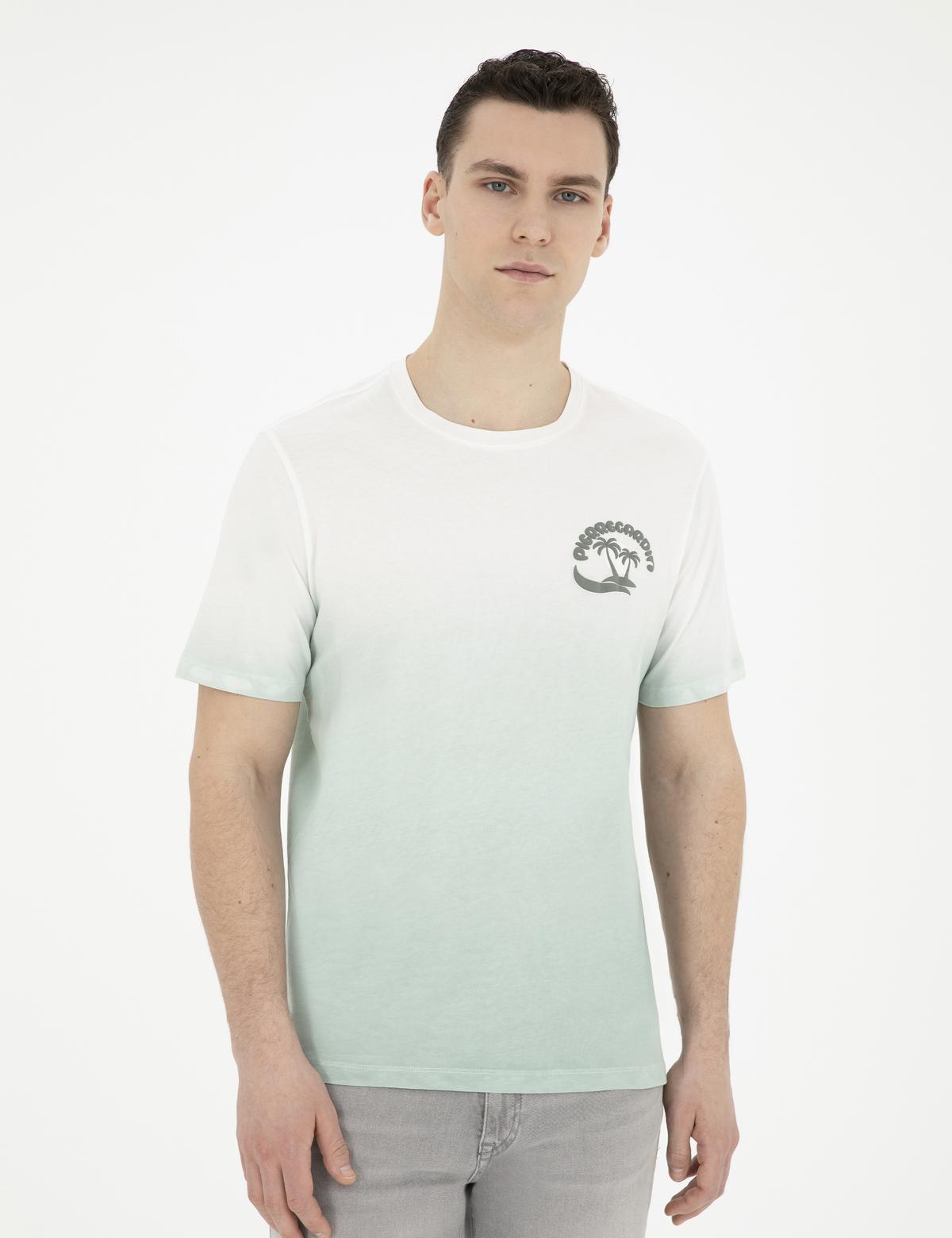 Yeşil Regular Fit Tişört - 50281117018