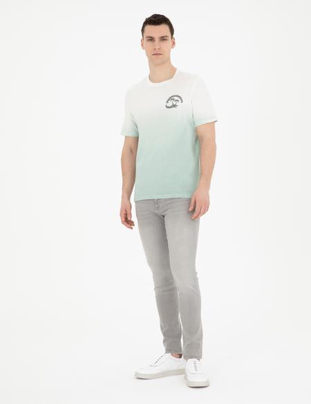 Yeşil Regular Fit Tişört - 50281117018