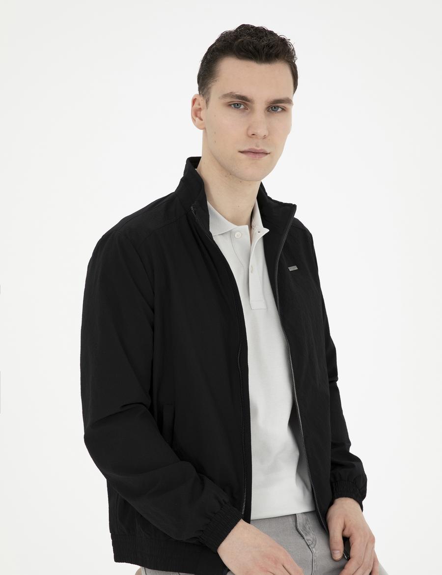 Lacivert Baharlık Mevsimlik Mont