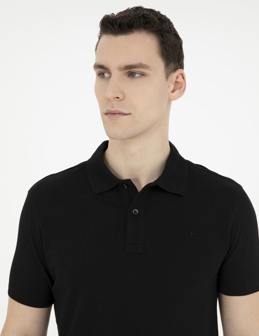 Siyah Slim Fit Basic Tişört