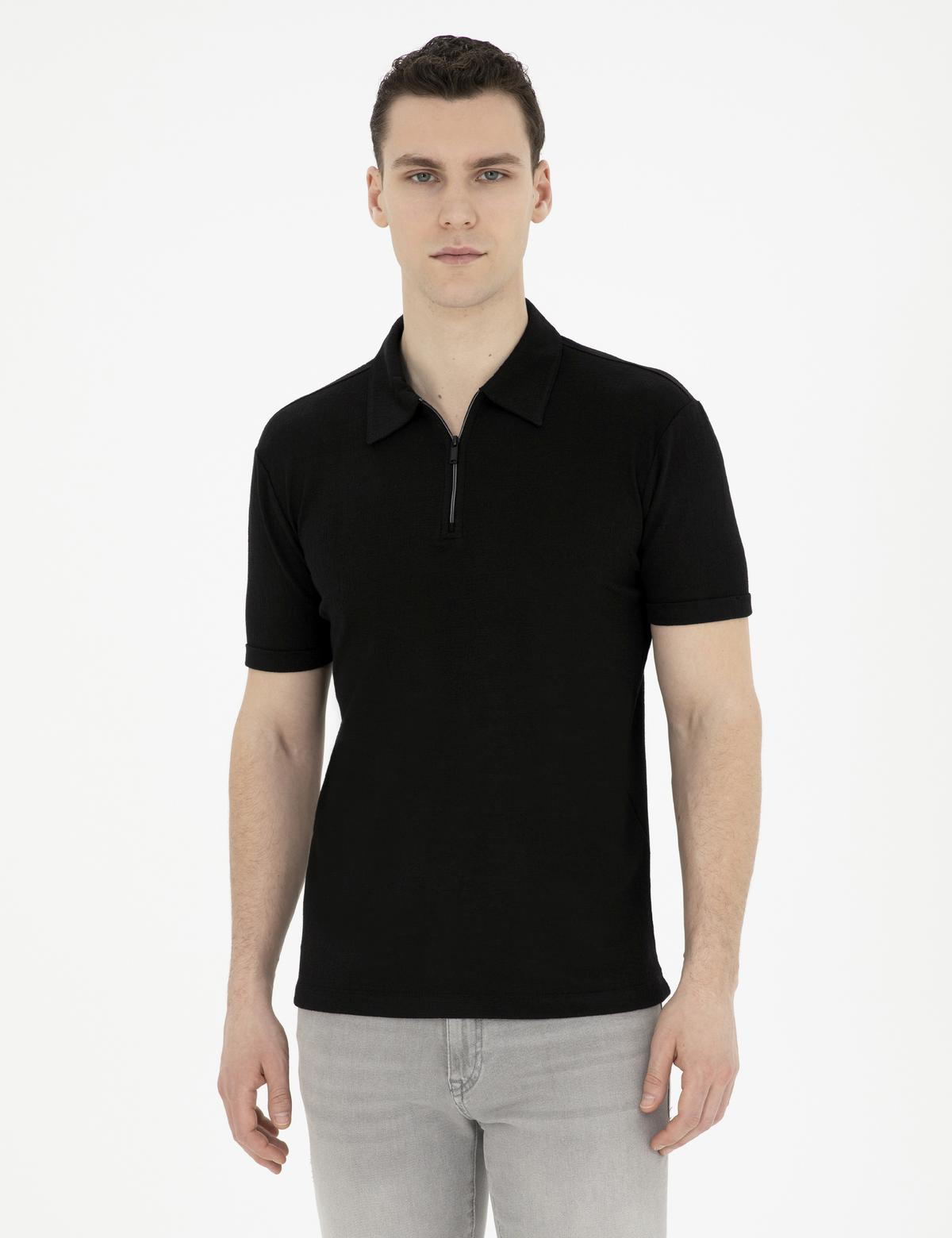 Siyah Slim Fit Tişört