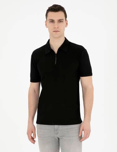 Siyah Slim Fit Tişört