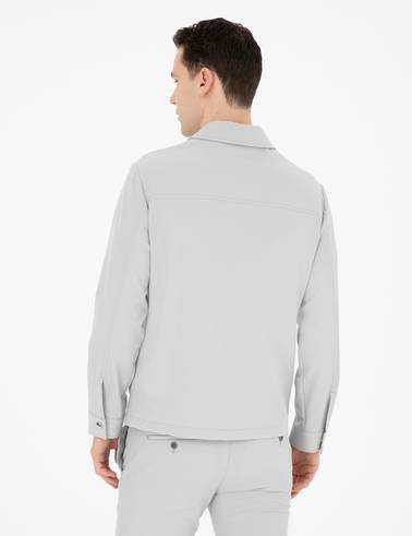 Taş Regular Fit Fermuarlı Ceket