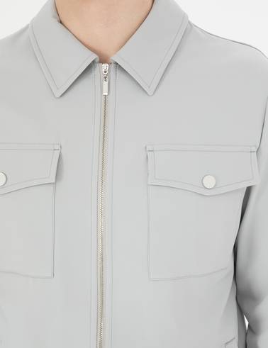Taş Regular Fit Fermuarlı Ceket