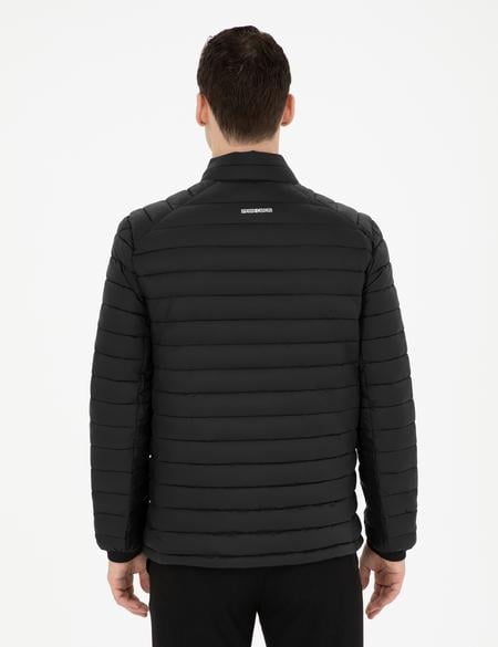 Siyah Şişme Mont - 50285384003