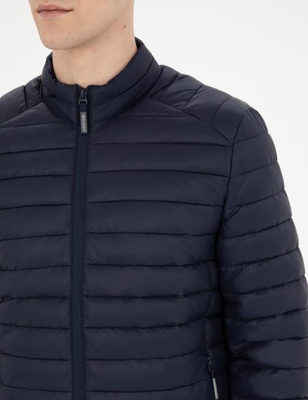 Lacivert Şişme Mont - 50285384012