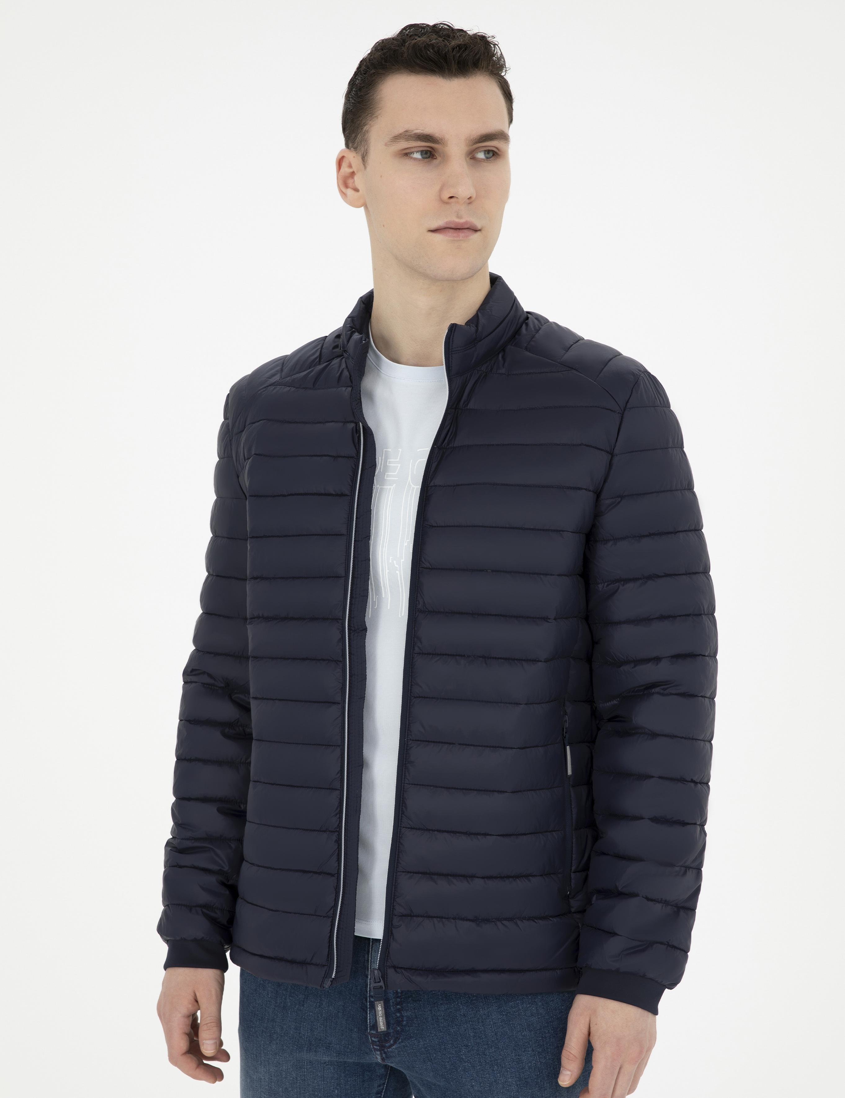 Lacivert Şişme Mont