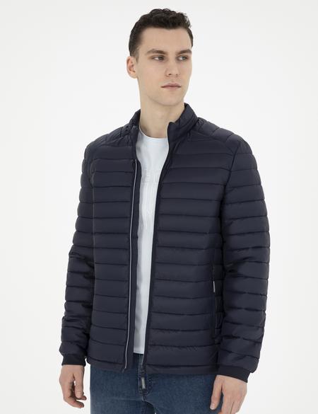 Lacivert Şişme Mont - 50285384012