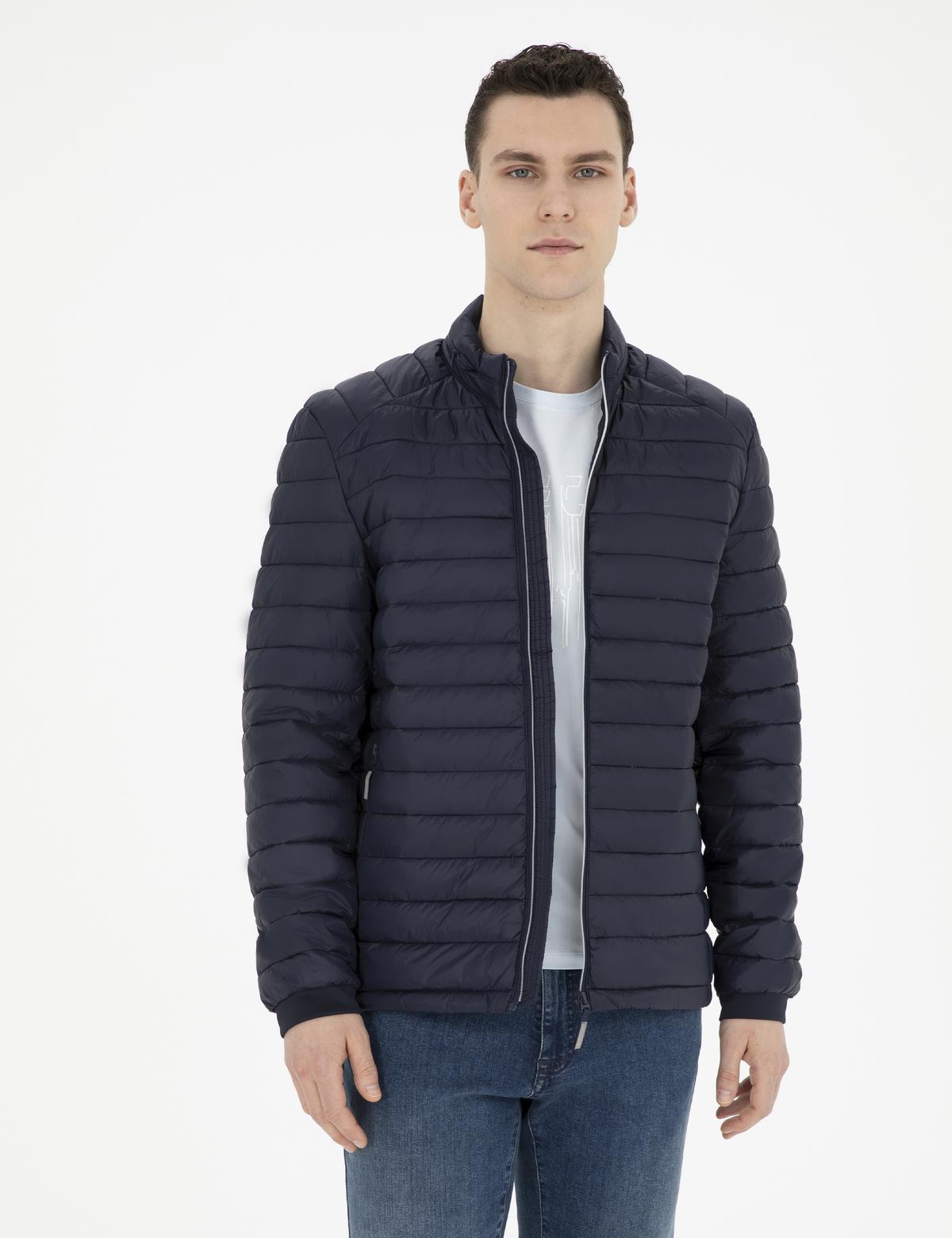 Lacivert Şişme Mont