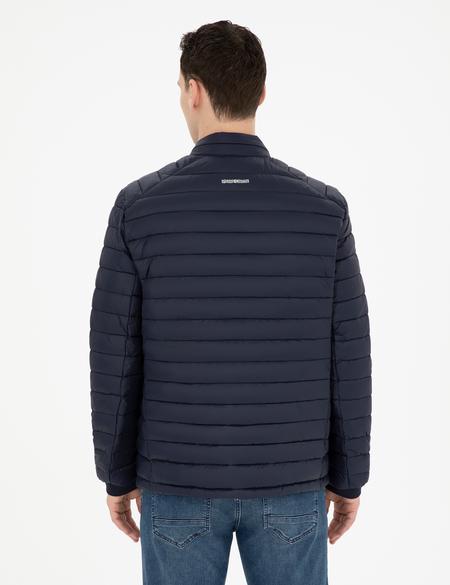 Lacivert Şişme Mont - 50285384012