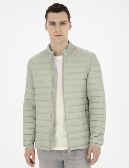 Yeşil Şişme Mont - 50285384053