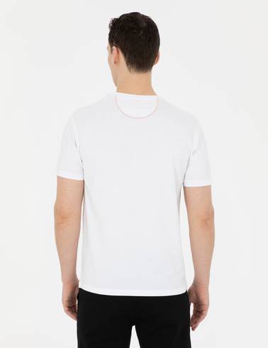 Beyaz Slim Fit Tişört
