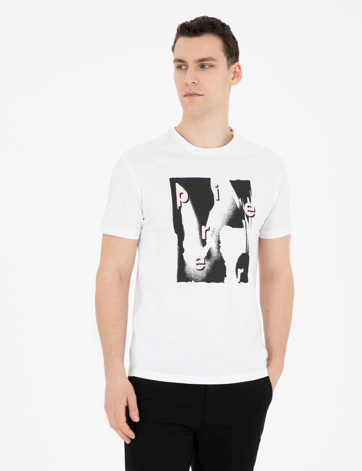 Beyaz Slim Fit Tişört