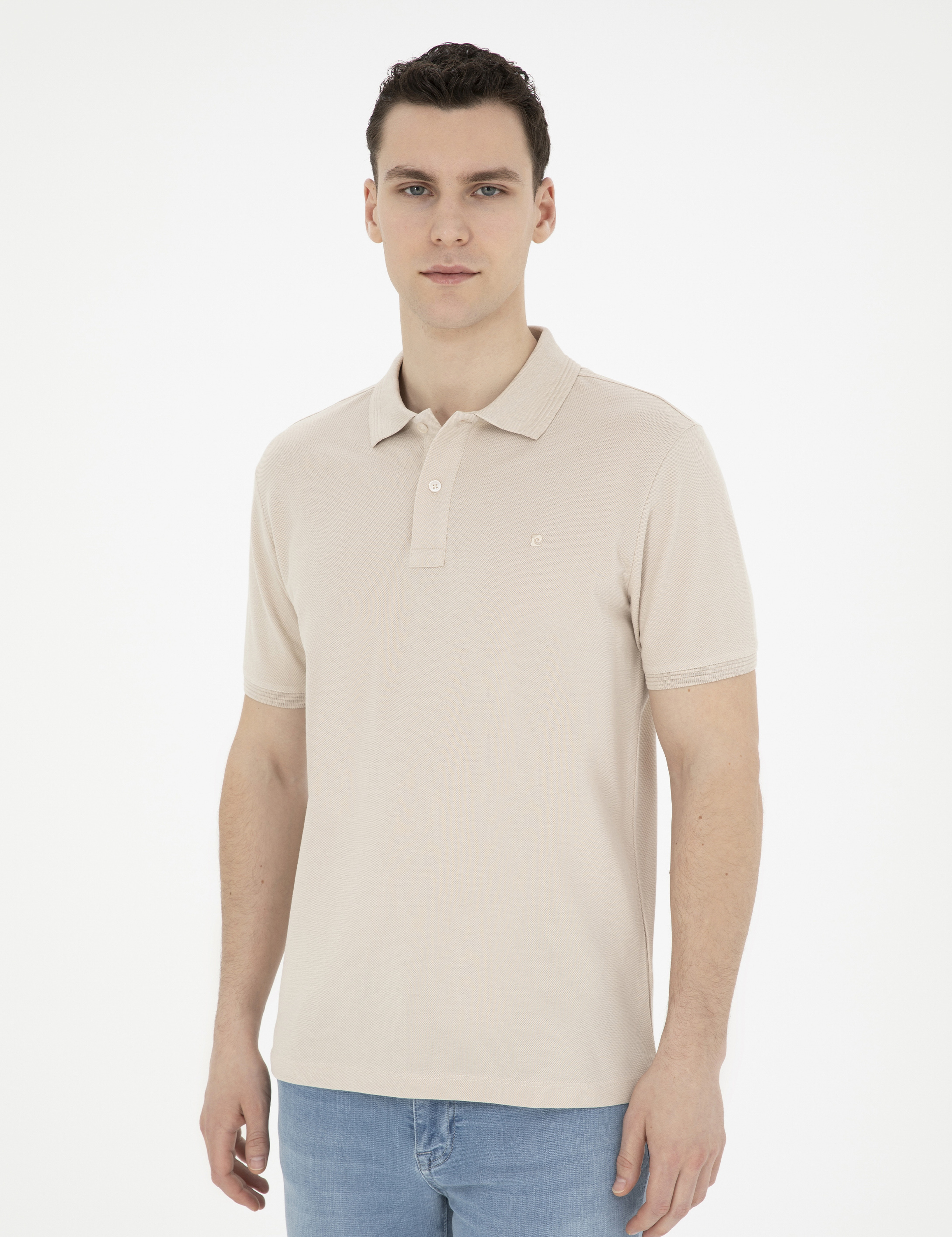 Taş Slim Fit Basic Tişört - Image 3