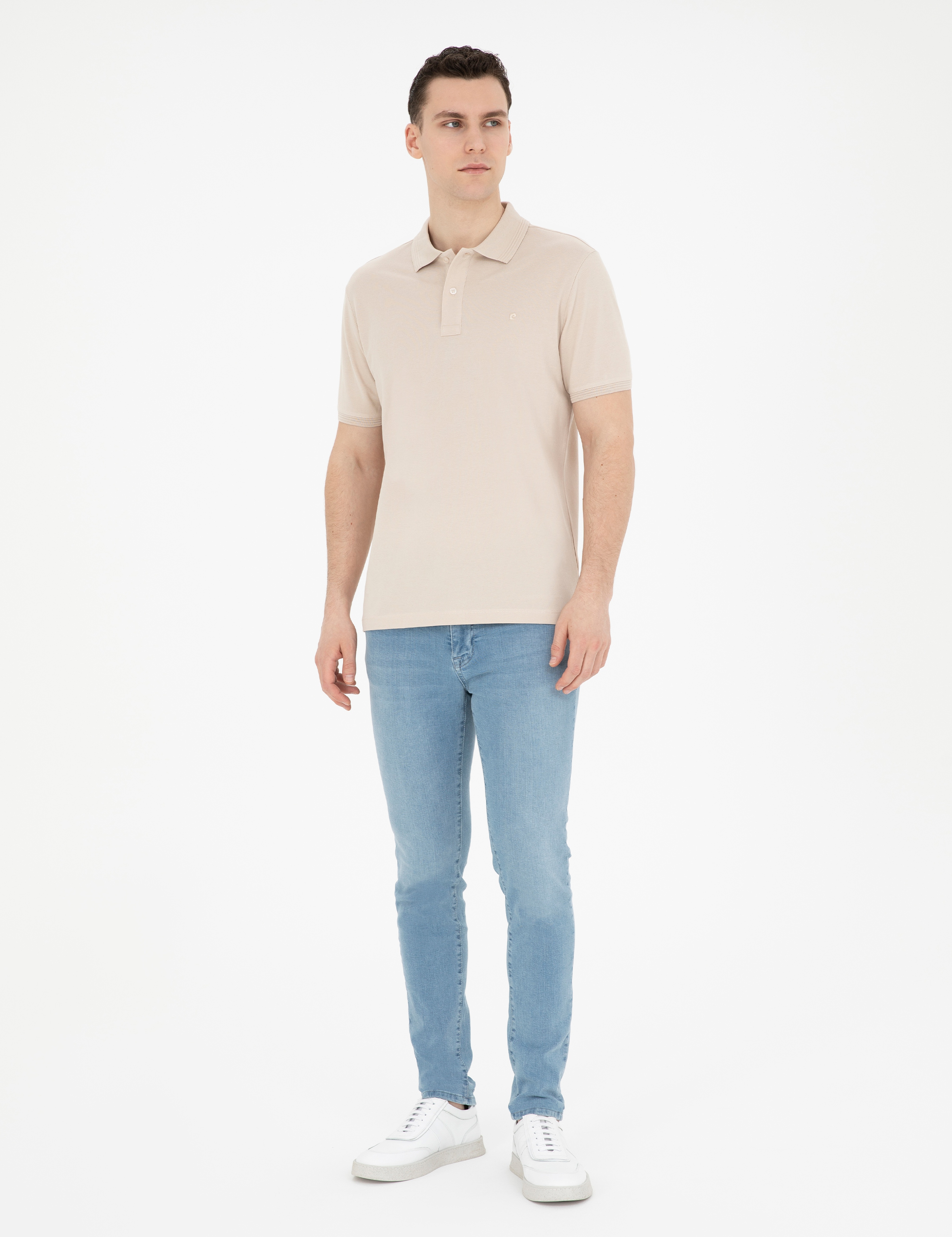 Taş Slim Fit Basic Tişört - Image 4