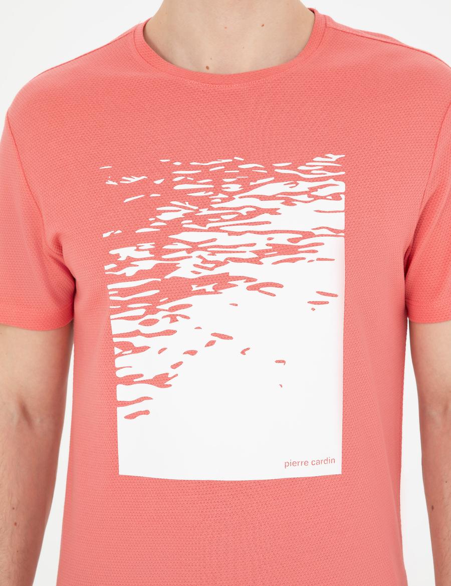 Pembe Slim Fit Tişört