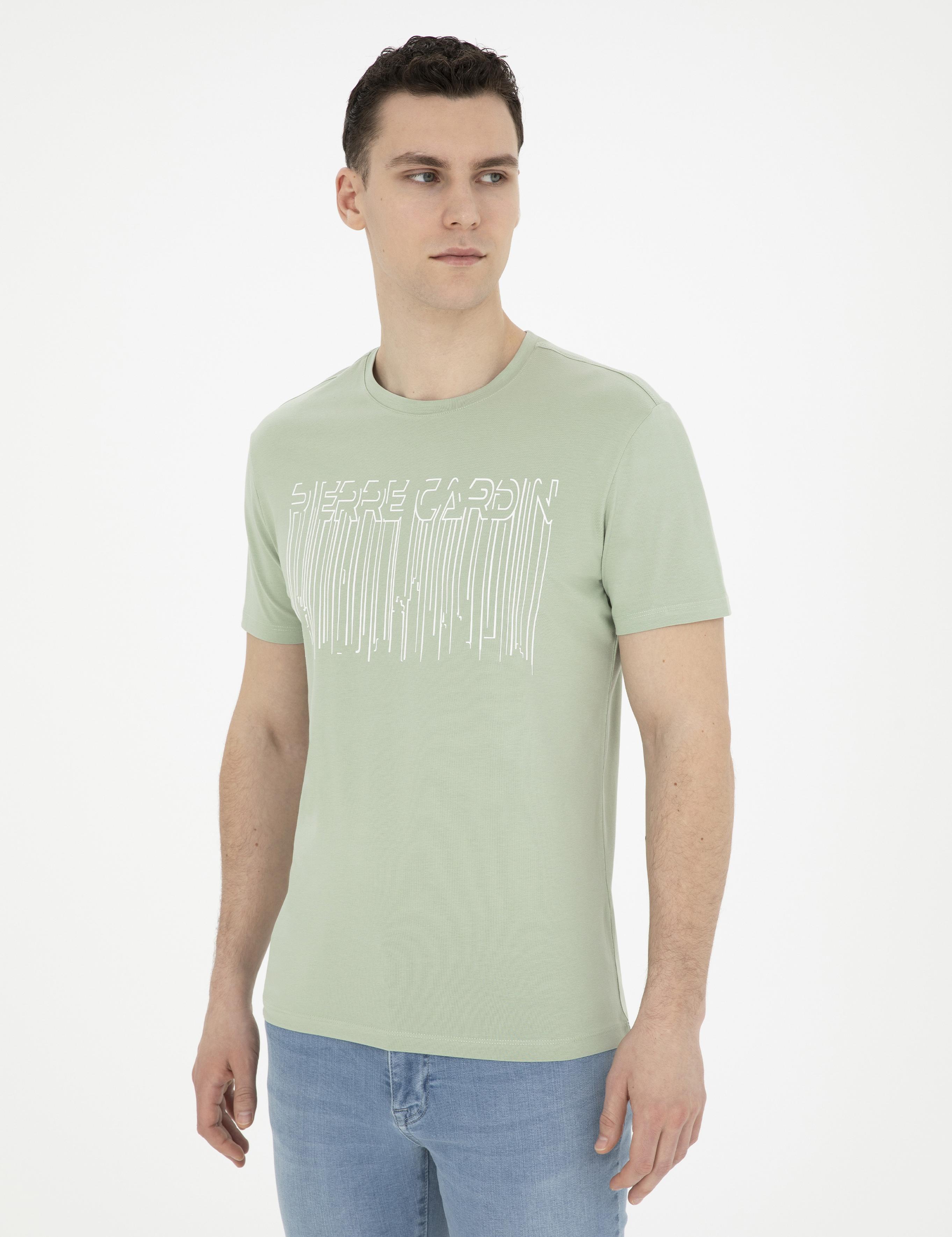 Yeşil Slim Fit Tişört