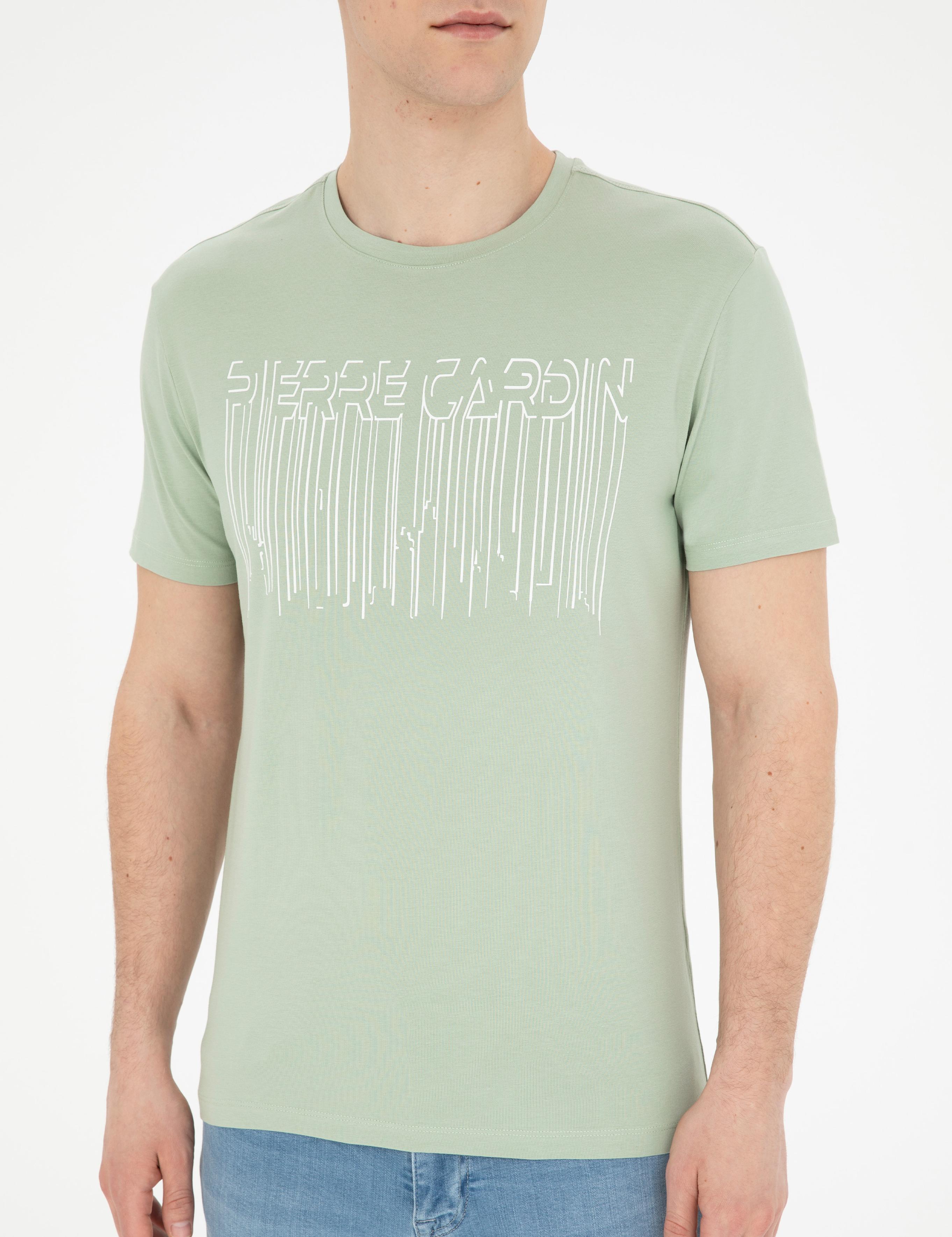 Yeşil Slim Fit Tişört