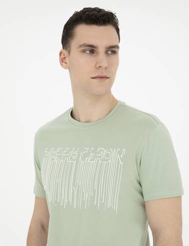 Yeşil Slim Fit Tişört