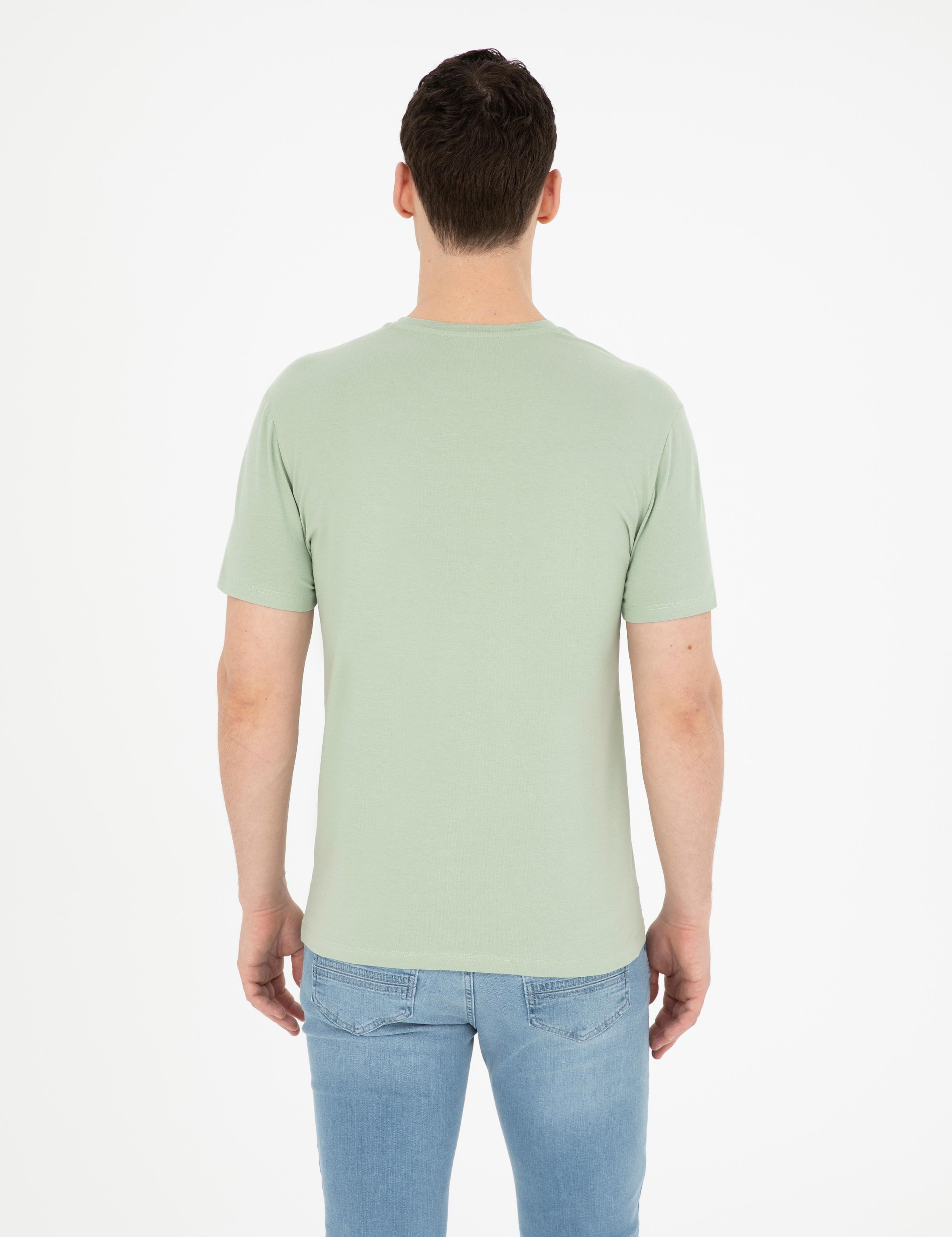 Yeşil Slim Fit Tişört