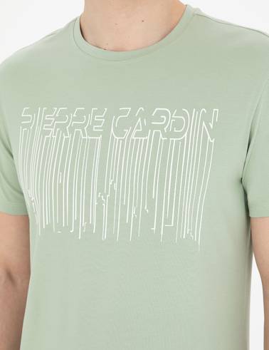 Yeşil Slim Fit Tişört