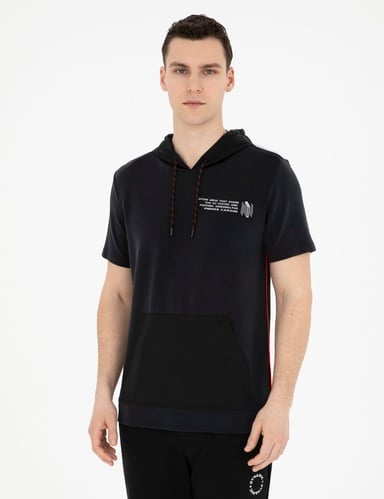 Siyah Regular Fit Sweatshirt