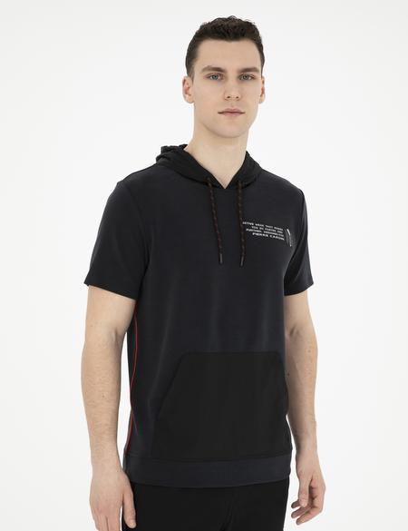 Siyah Regular Fit Sweatshirt - 50282265033