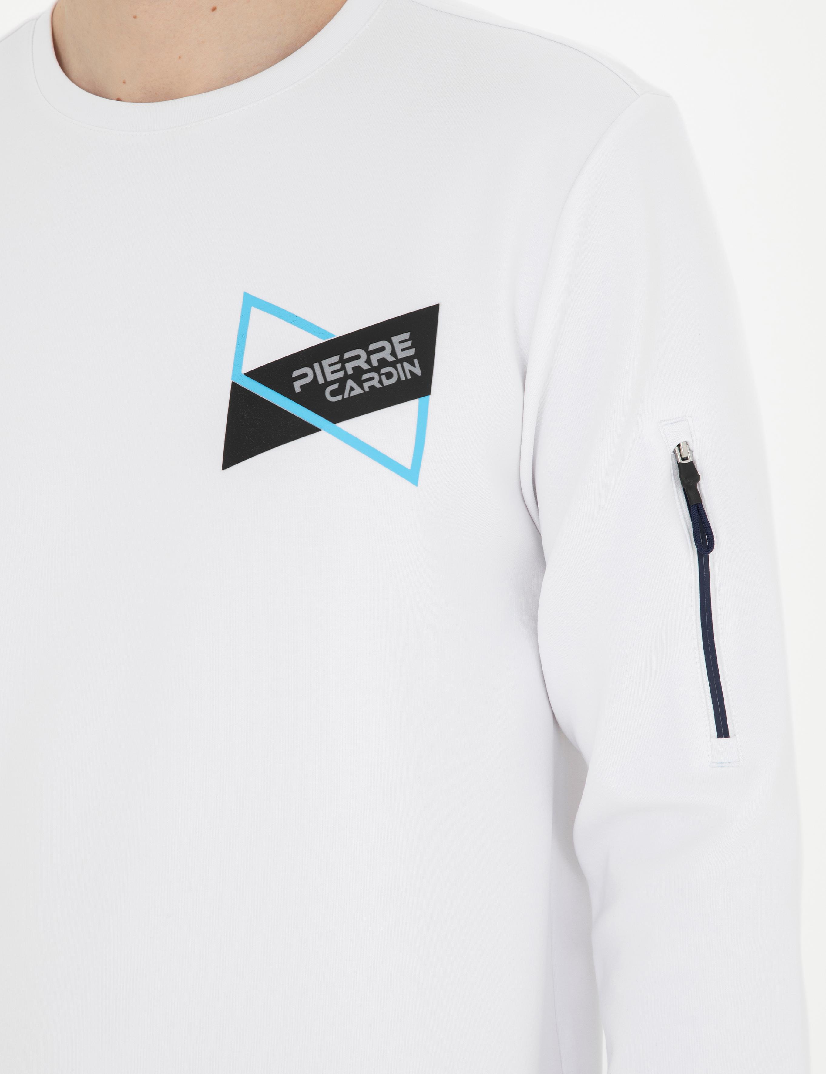 Beyaz Regular Fit Sweatshirt