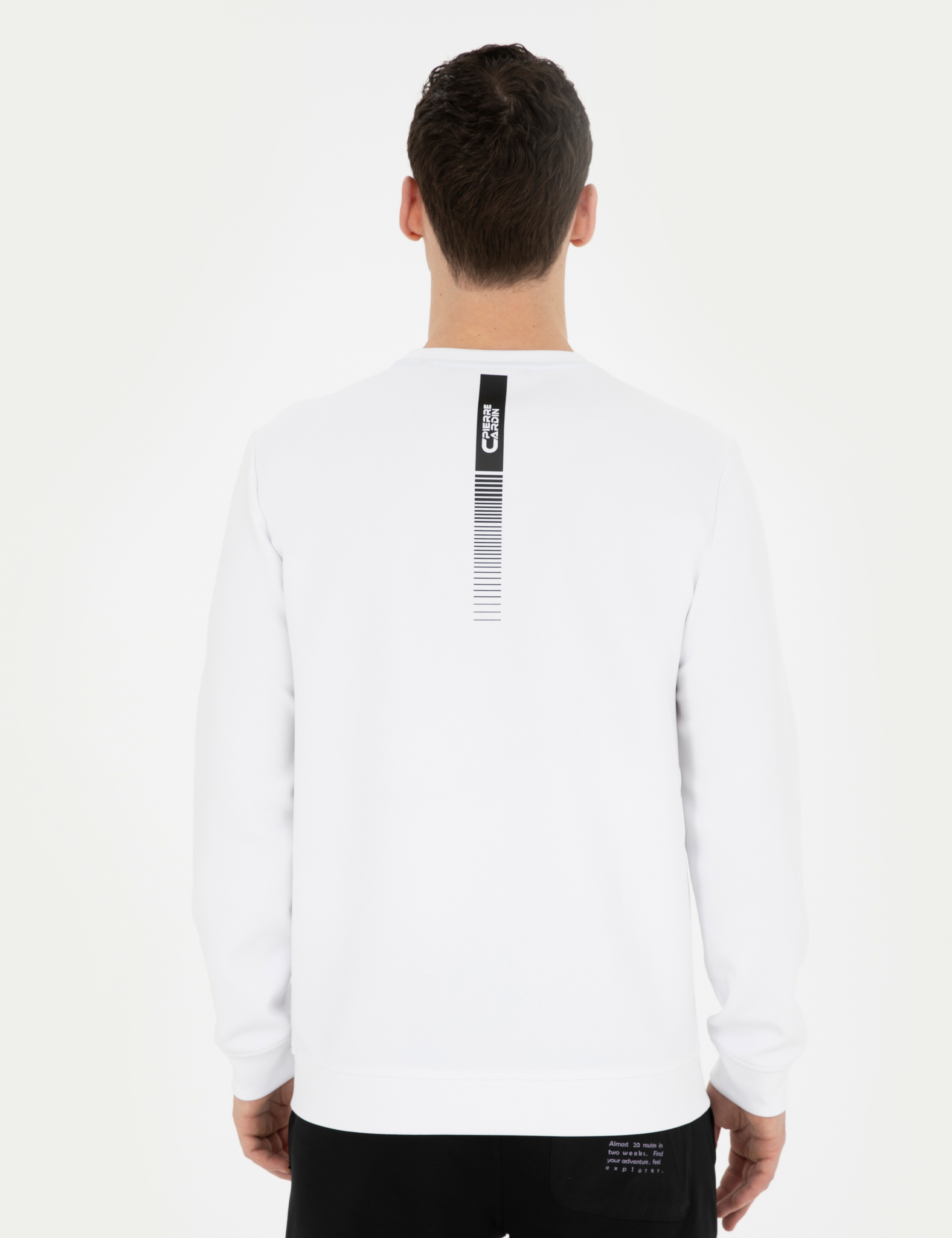 Beyaz Regular Fit Sweatshirt