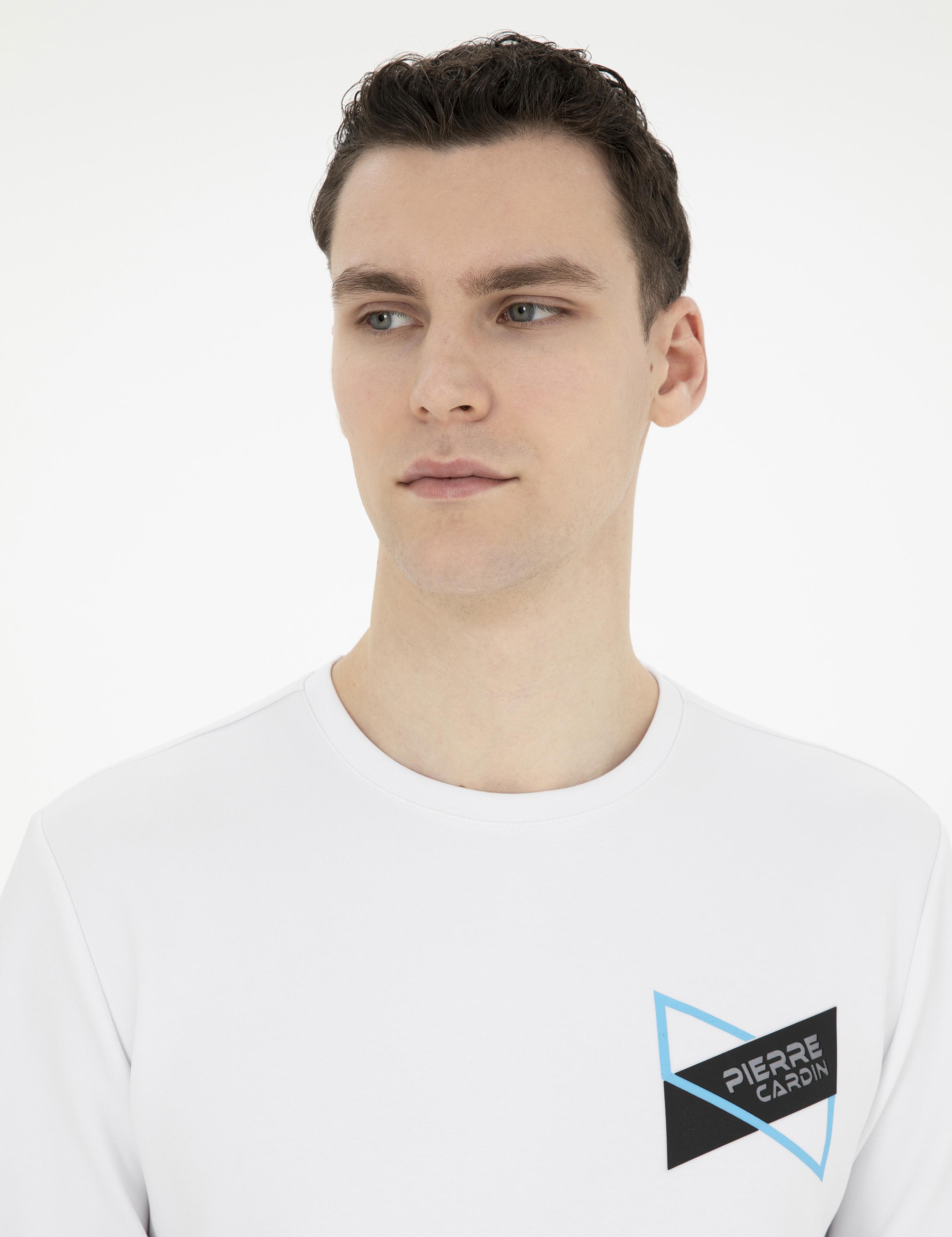 Beyaz Regular Fit Sweatshirt