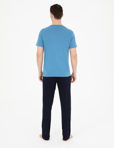 Mavi Kısakol Pijama Takımı - 50294243003