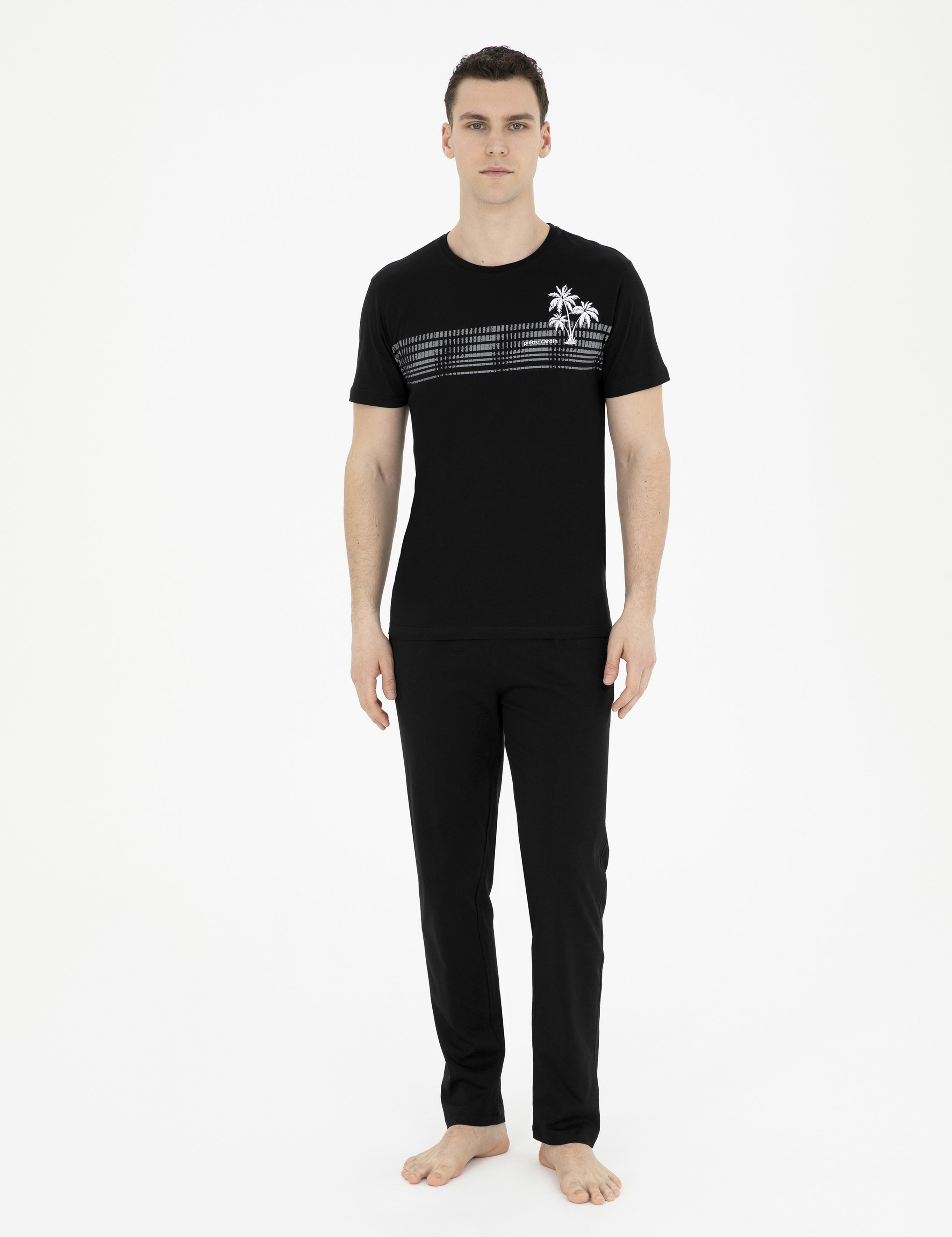 Siyah Kısakol Pijama Takımı