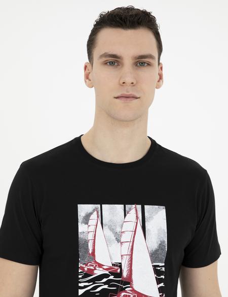 Siyah Kısakol Şortlu Pijama Takımı - 50294205001