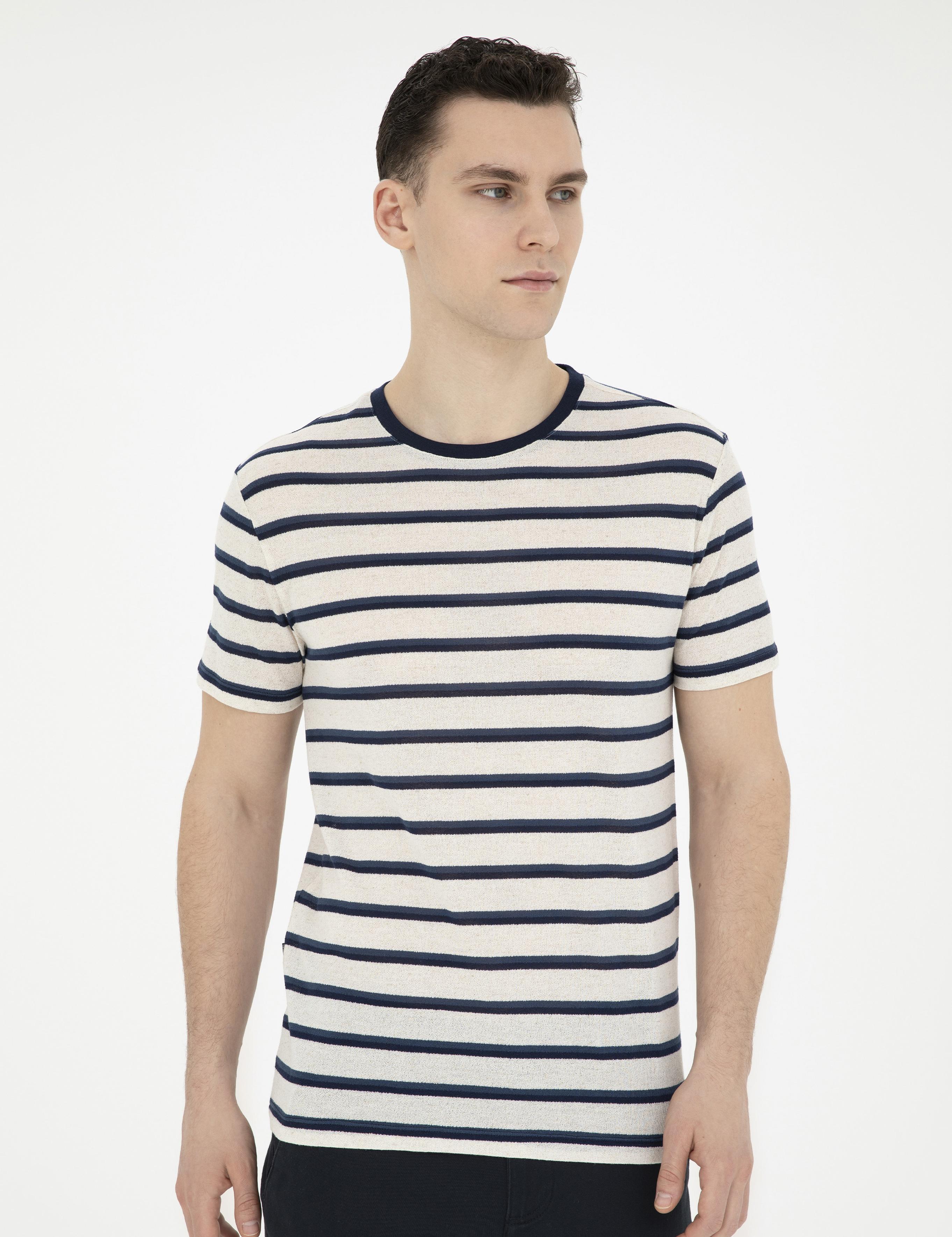 Bej Slim Fit Tişört