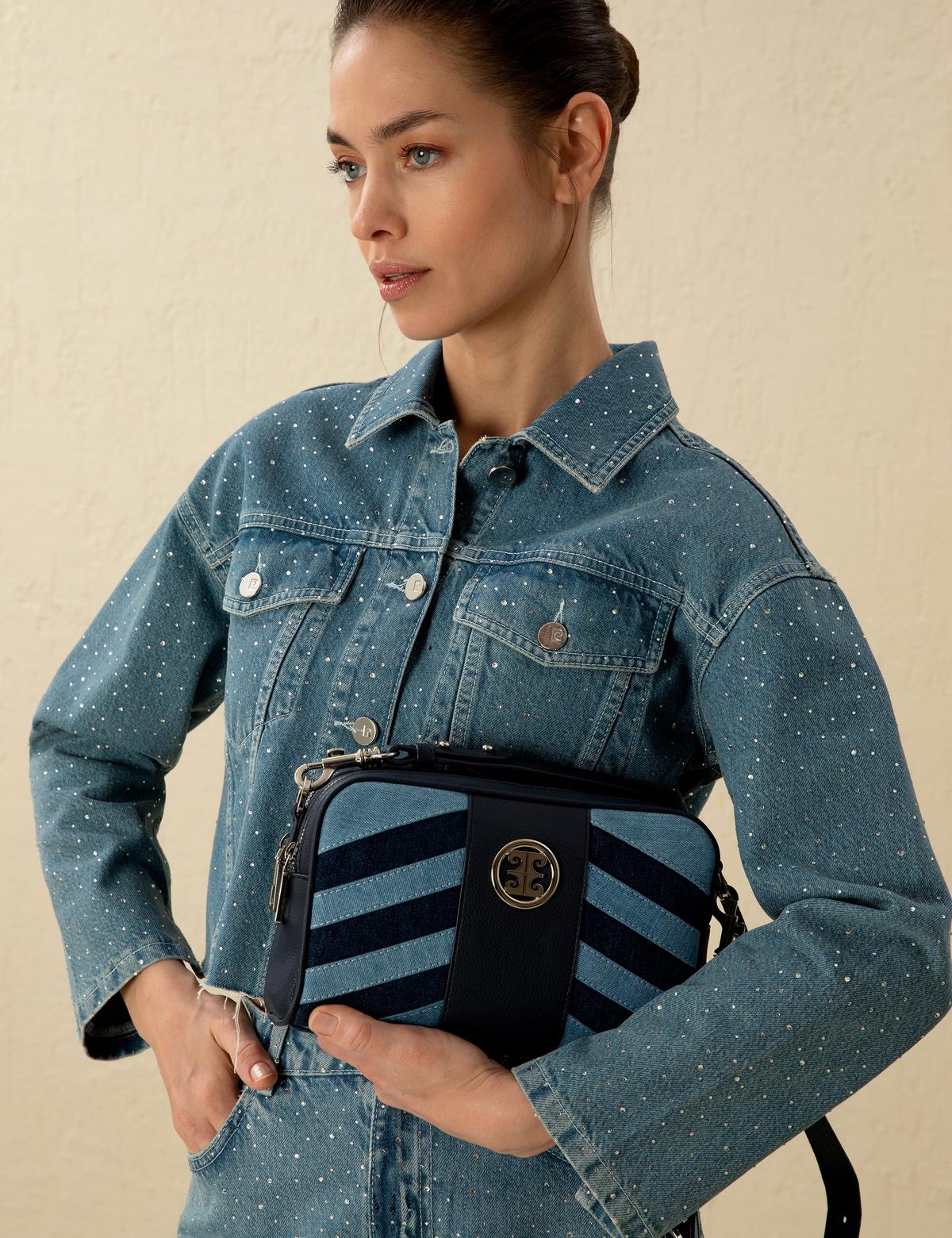 Denim Çapraz Çanta - 50287374002