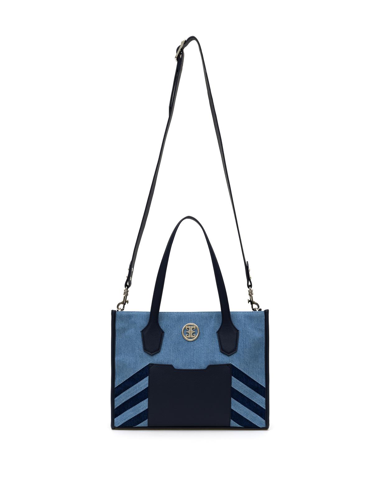 Denim Omuz Çantası - 50287371002