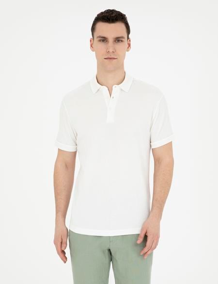 Ekru Slim Fit Tişört - 50291912010