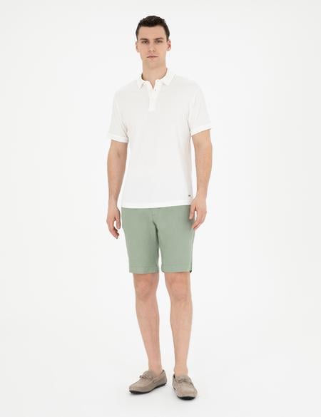 Ekru Slim Fit Tişört - 50291912010