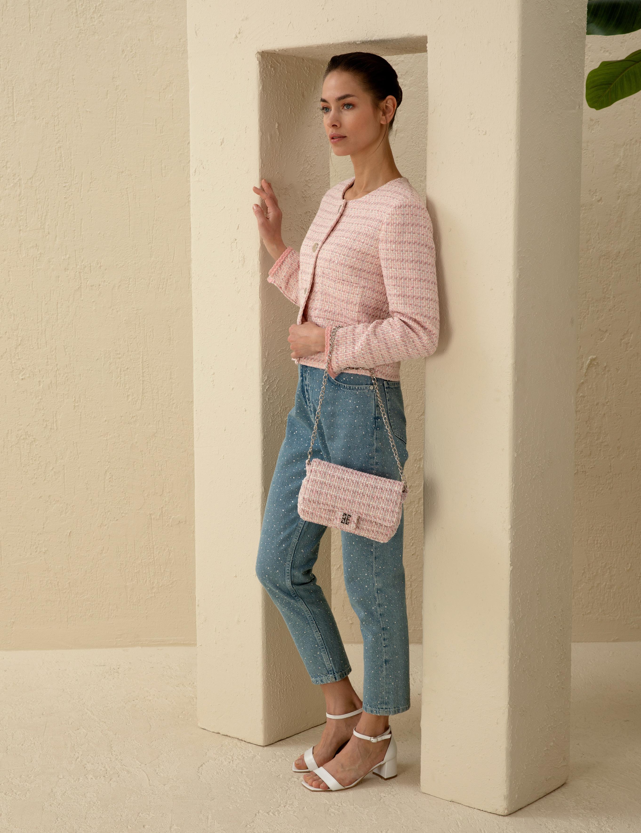 Pembe Omuz Çantası