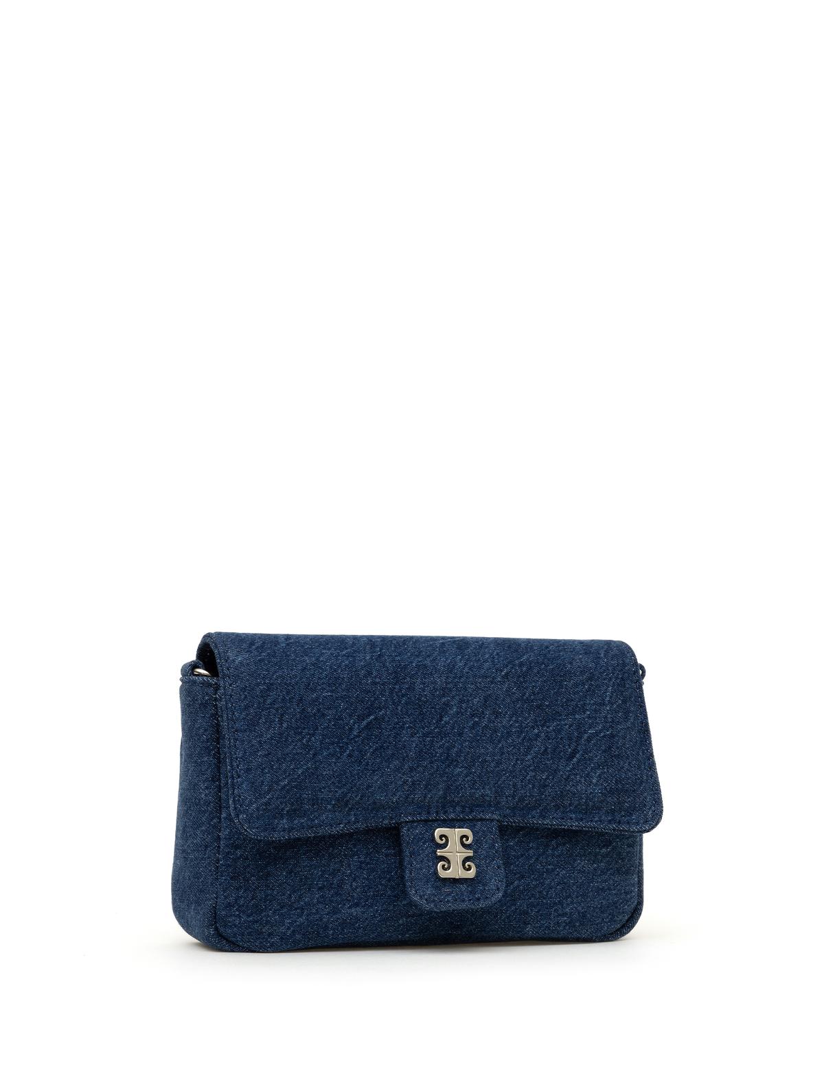 Denim Omuz Çantası - 50288602001