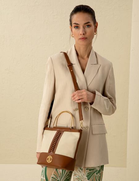 Bej Omuz Çantası - 50287329001